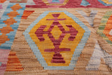 Reversible Kilim Flat Weave Wool On Wool Rug - 4' 3" X 5' 9"