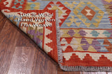 Reversible Kilim Flat Weave Wool On Wool Rug - 4' 1" X 6' 5"