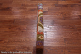 Reversible Kilim Flat Weave Wool On Wool Runner Rug - 3' 5" X 6' 6"
