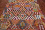 Reversible Kilim Flat Weave Wool On Wool Rug - 4' 10" X 6' 6"