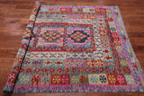 Reversible Kilim Flat Weave Wool On Wool Rug - 5' 3" X 6' 10"