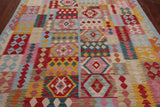 Reversible Kilim Flat Weave Wool On Wool Rug - 6' 0" X 8' 0"