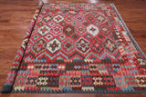 Reversible Kilim Flat Weave Wool On Wool Rug - 8' 3" X 9' 11"