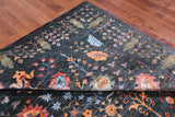 Blue/Green Persian Tabriz Handmade Wool & Silk Rug - 8' 3" X 9' 10"
