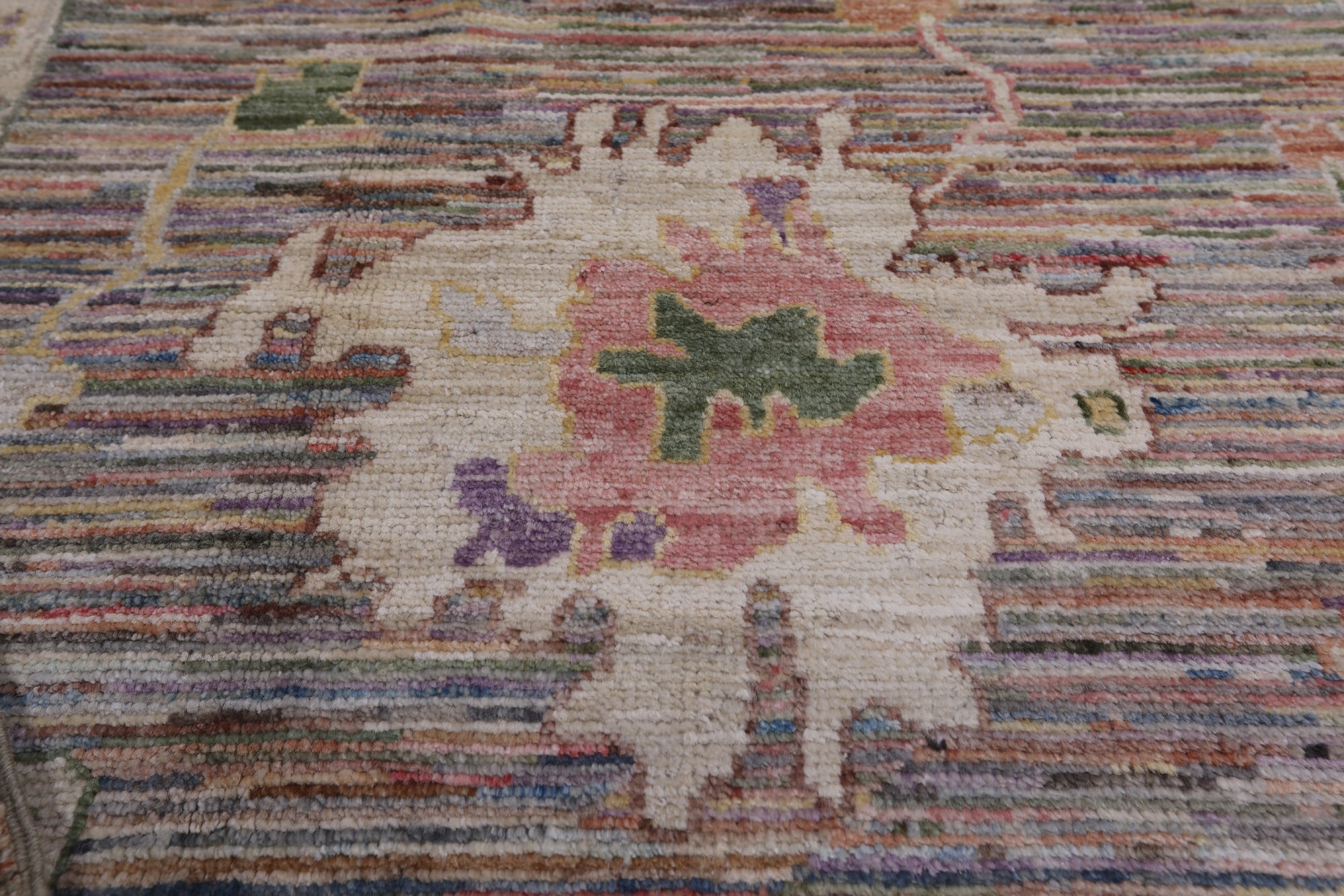 Turkish Oushak Hand Knotted Wool Rug - 8' 4" X 10' 0"