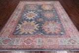 Grey Turkish Oushak Handmade Wool Rug - 7' 11" X 10' 1"