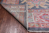 Grey Turkish Oushak Handmade Wool Rug - 7' 11" X 10' 1"