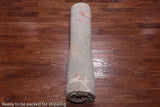 Grey Turkish Oushak Hand-Knotted Wool Rug - 8' 5" X 10' 1"