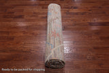 Turkish Oushak Hand Knotted Wool Rug - 8' 10" X 11' 11"