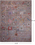 Turkish Oushak Hand Knotted Wool Rug - 8' 10" X 11' 11"