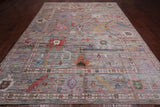 Turkish Oushak Hand Knotted Wool Rug - 8' 10" X 11' 11"