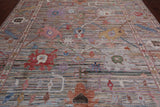 Turkish Oushak Hand Knotted Wool Rug - 8' 10" X 11' 11"