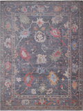 Grey Turkish Oushak Hand-Knotted Wool Rug - 9' 3" X 12' 2"