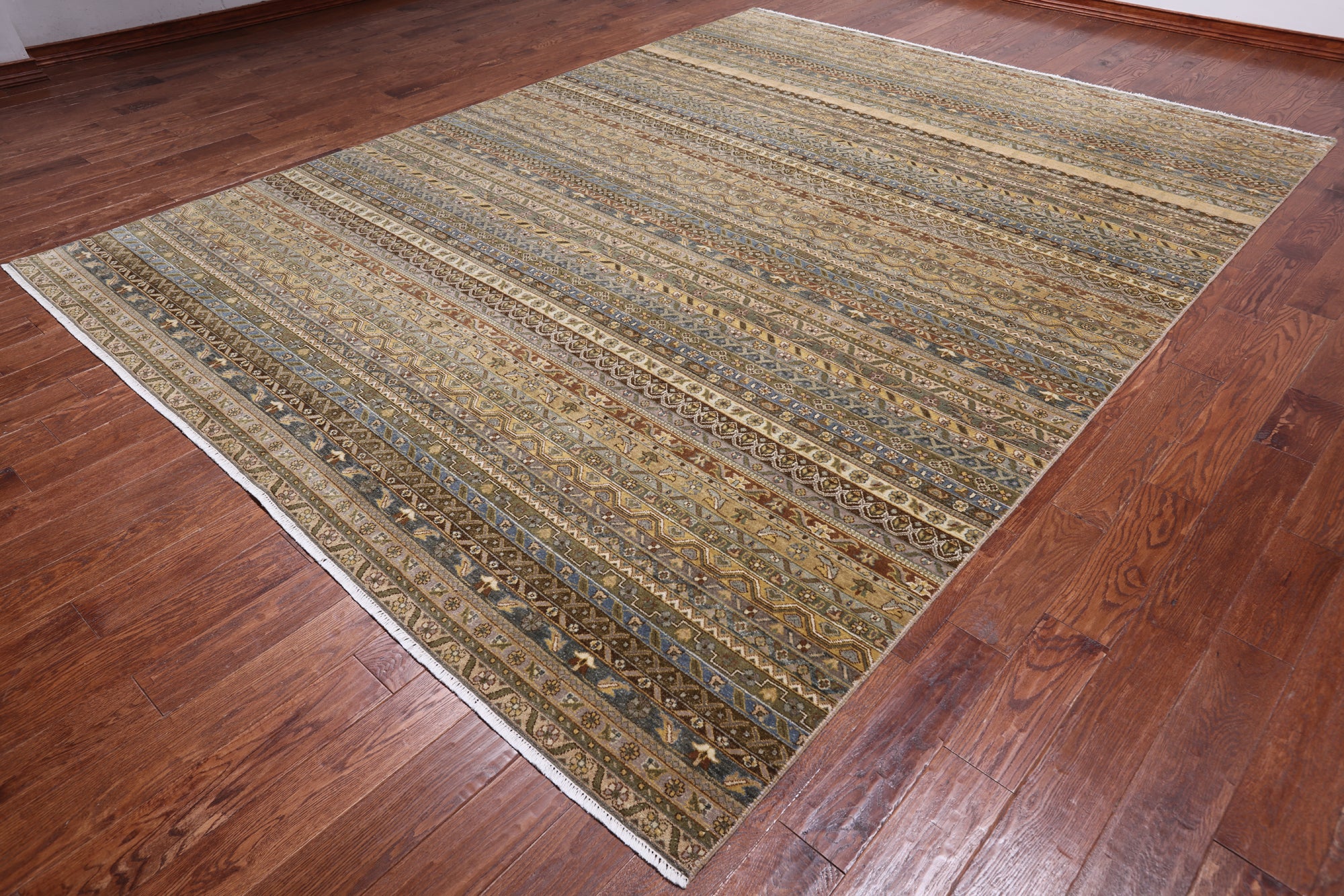 Shall Persian Gabbeh Hand Knotted Wool Rug - 8' 10" X 11' 10"