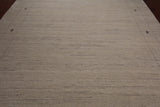 Ivory Persian Gabbeh Handmade Wool Rug - 9' 2" X 12' 0"