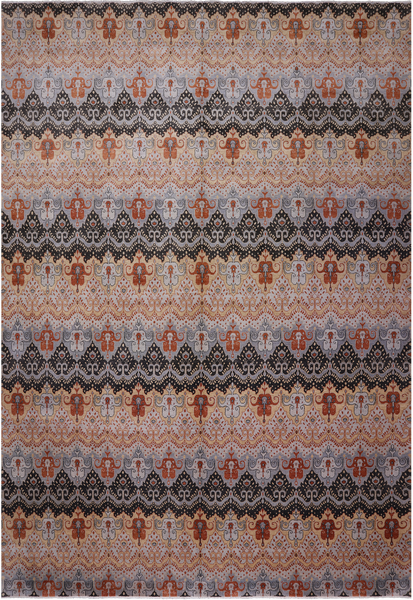 William Morris Hand Knotted Wool Rug - 10' 0" X 14' 5"