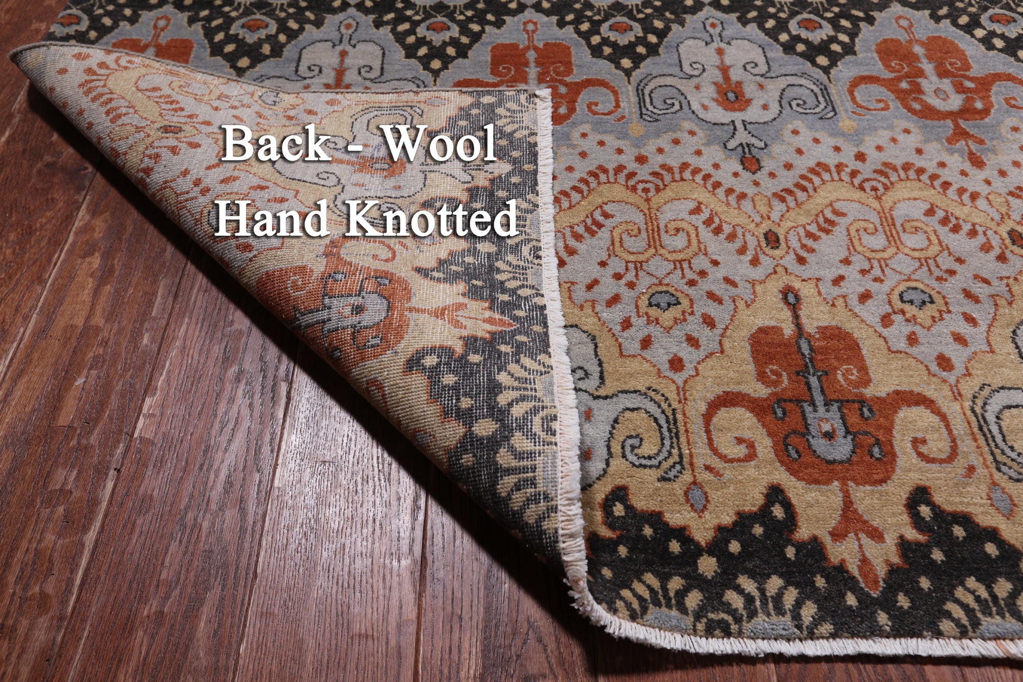 William Morris Hand Knotted Wool Rug - 10' 0" X 14' 5"