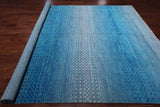 SUPER SALE Savannah Grass Hand Knotted Wool Rug - 9' 0" X 11' 10"