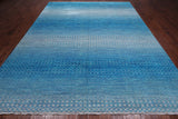 SUPER SALE Savannah Grass Hand Knotted Wool Rug - 9' 0" X 11' 10"