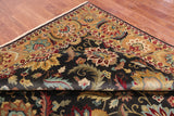Olive Green Persian Tabriz Hand-Knotted Wool Rug - 9' 0" X 11' 7"