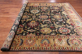 Olive Green Persian Tabriz Hand-Knotted Wool Rug - 9' 0" X 11' 7"
