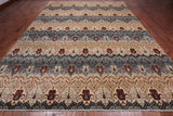 William Morris Handmade Wool Rug - 10' 0" X 14' 1"