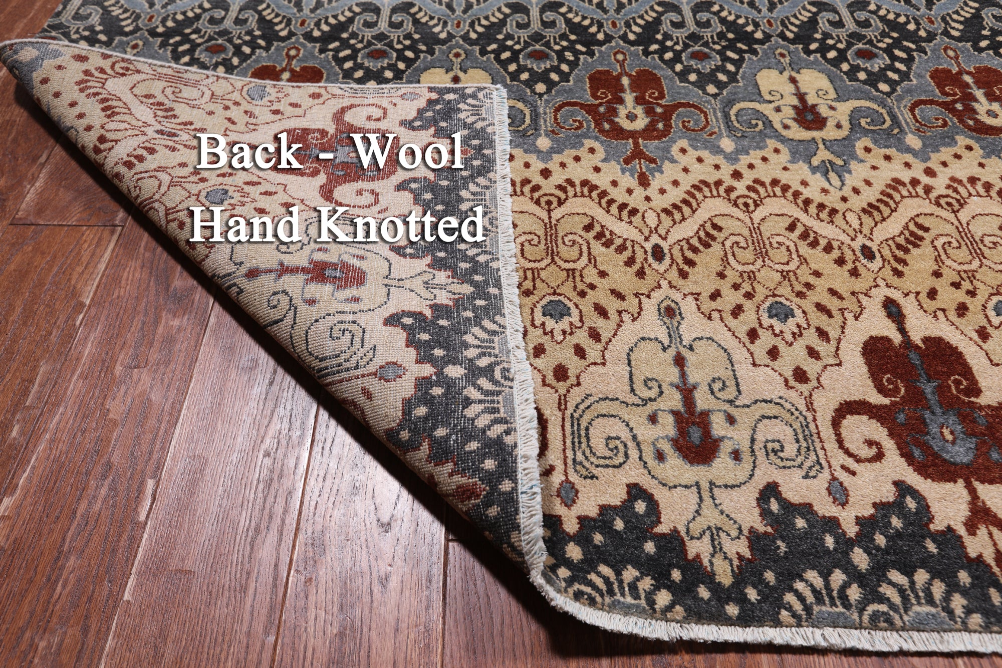 William Morris Handmade Wool Rug - 10' 0" X 14' 1"
