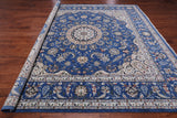 Square Persian Nain Hand Knotted Wool & Silk Rug - 10' 1" X 10' 1"