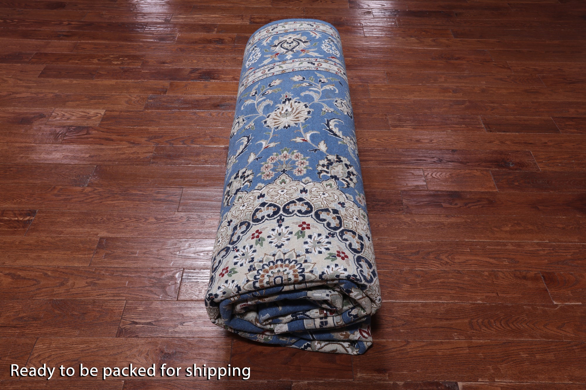 Persian Nain Handmade Wool & Silk Rug - 9' 9" X 14' 0"