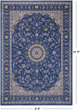 Persian Nain Handmade Wool & Silk Rug - 9' 9" X 14' 0"