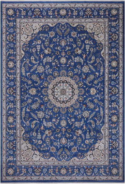 Persian Nain Handmade Wool & Silk Rug - 9' 9" X 14' 0"