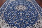 Persian Nain Handmade Wool & Silk Rug - 9' 9" X 14' 0"