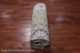 Persian Nain Hand Knotted Wool & Silk Rug - 7' 11" X 10' 0"
