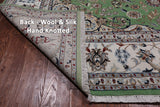 Persian Nain Hand Knotted Wool & Silk Rug - 7' 11" X 10' 0"