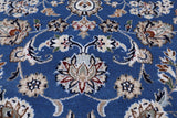 Persian Nain Handmade Wool & Silk Rug - 5' 10" X 9' 0"