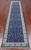 Persian Nain Hand Knotted Wool & Silk Rug - 2' 8" X 12' 1"