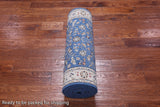 Persian Nain Hand Knotted Wool & Silk Rug - 2' 8" X 12' 1"