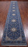 Persian Nain Hand Knotted Wool & Silk Rug - 2' 9" X 18' 2"