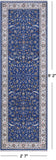 Persian Nain Handmade Wool & Silk Rug - 2' 7" X 8' 2"