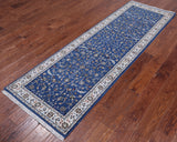 Persian Nain Handmade Wool & Silk Rug - 2' 7" X 8' 2"