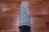 Persian Nain Hand Knotted Wool & Silk Rug - 2' 7" X 14' 0"