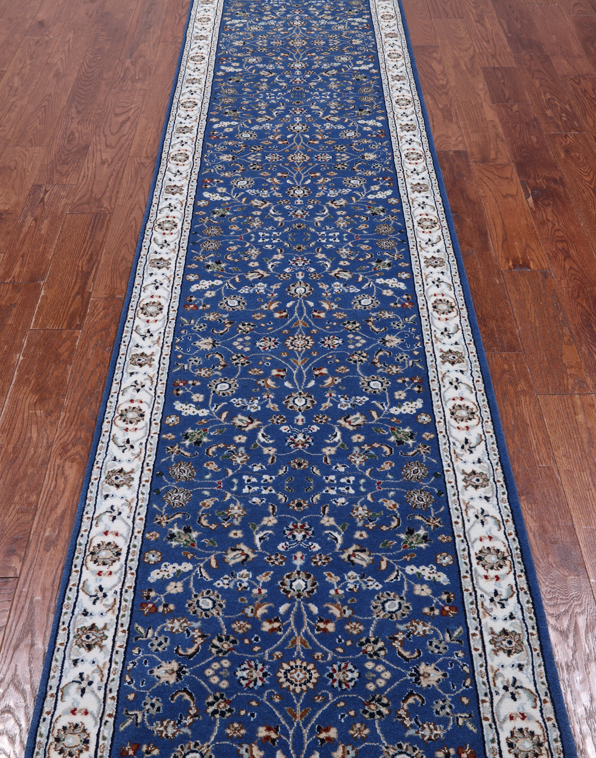 Persian Nain Handmade Wool & Silk Rug - 2' 9" X 14' 7"