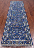 Persian Nain Handmade Wool & Silk Rug - 2' 9" X 10' 1"
