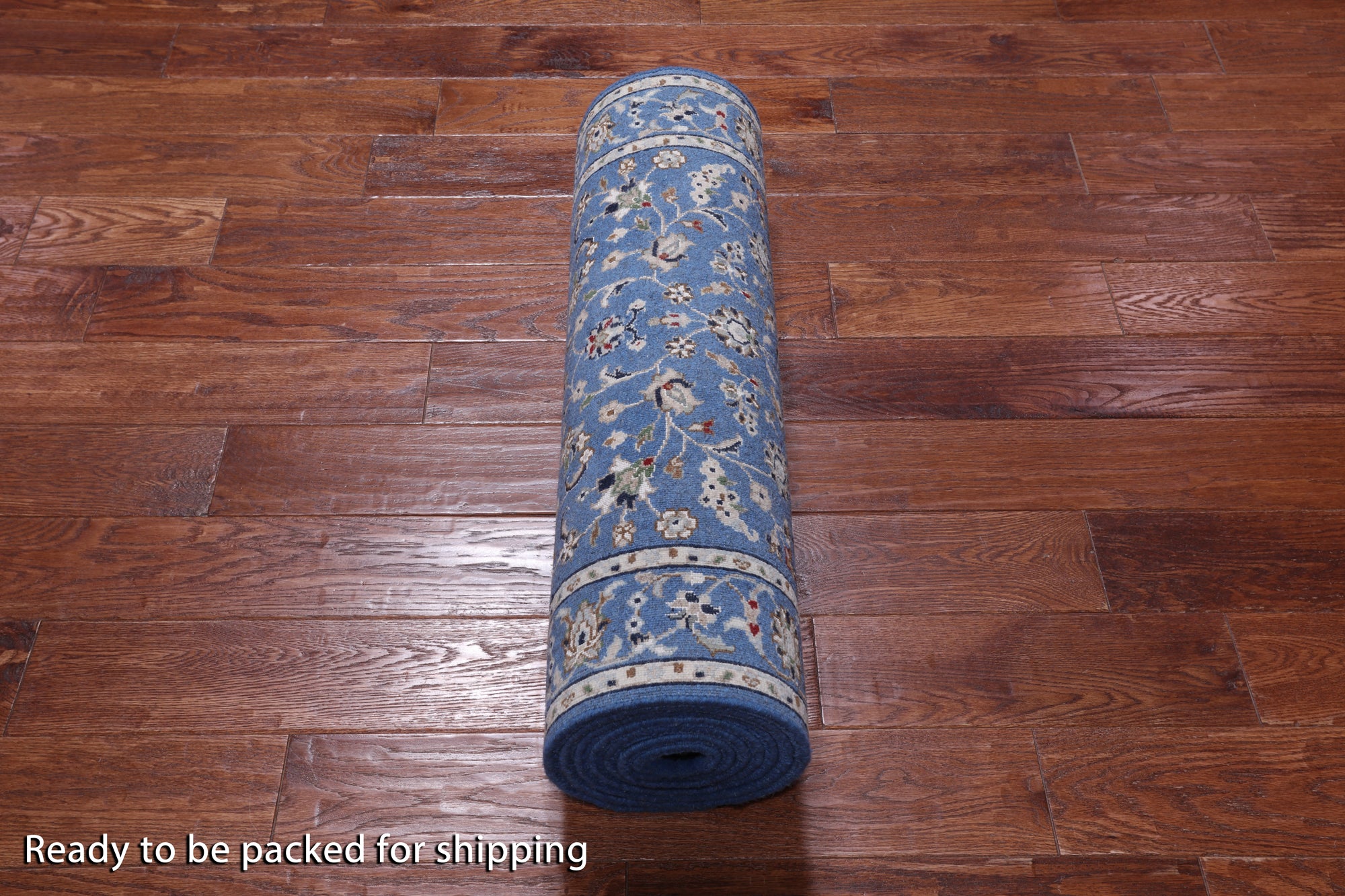 Persian Nain Handmade Wool & Silk Rug - 2' 9" X 10' 1"