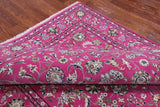 Persian Nain Hand Knotted Wool & Silk Rug - 5' 11" X 9' 1"