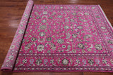Persian Nain Hand Knotted Wool & Silk Rug - 5' 11" X 9' 1"