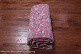 Persian Nain Hand Knotted Wool & Silk Rug - 5' 11" X 9' 1"