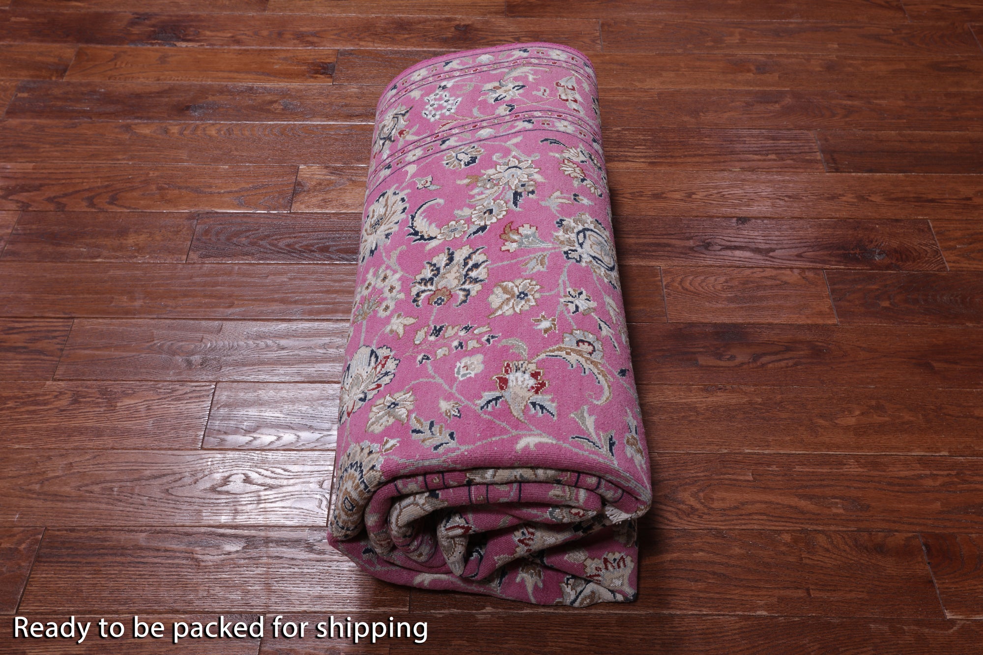 Persian Nain Hand Knotted Wool & Silk Rug - 5' 11" X 9' 1"