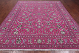 Persian Nain Hand Knotted Wool & Silk Rug - 8' 1" X 10' 2"