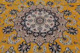 Persian Nain Hand Knotted Wool & Silk Rug - 9' 2" X 12' 2"